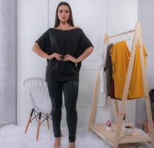 Blusa Ciganinha Gola Canoa Ombro A Ombro Confortável Blusa Ciganinha Gola Canoa Ombro A Ombro Confortável