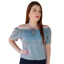 Blusa Ciganinha Ombro a Ombro Amarração Várias Formas de Usar Versátil - MADALIH Moda Feminina