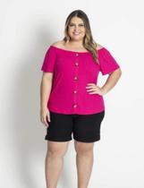 Blusa ciganinha Plus Size
