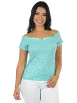 Blusa ciganinha poli viscose fenomenal(sem elasticidade)