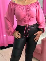 Blusa ciganinha rosa Blusa ciganinha rosa