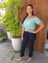 Blusa Ciganinha - Verde Pistache - 38