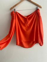 Blusa cigano longa cor laranja Florence TAM P Blusa cigano longa cor laranja Florence TAM P