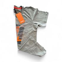 Blusa Cinza Estampada Feminina Stihl M Código 0463-902-2320