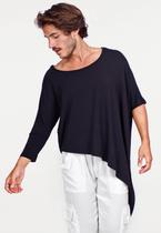 Blusa Cippóo Malha Assimétrica Preta Blusa Cippóo Malha Assimétrica Preta
