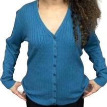 Blusa city lady tricot com decote v ref: 658117 feminino Blusa city lady tricot com decote v ref: 658117 feminino