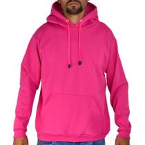 Blusa Clacle Feminino com Capuz e Bolso Canguru-Rosa Blusa Clacle Feminino com Capuz e Bolso Canguru-Rosa
