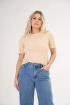 Blusa Clareslan Feminino Listra em Relevo