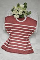 Blusa Clareslan Feminino Listrada Manga Japonesa