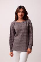 Blusa Clareslan Feminino Trama Vazada