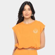 Blusa Colcci Muscle Tee Feminina Blusa Colcci Muscle Tee Feminina