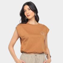 Blusa Colcci Muscle Tee Feminina Blusa Colcci Muscle Tee Feminina