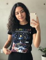 Blusa Coldplay Camiseta Baby Look Blusinha Feminina Banda Bo603 Blusa Coldplay Camiseta Baby Look Blusinha Feminina Banda Bo603
