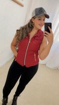 Blusa Colete vinho Blusa Colete vinho