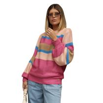 Blusa color manga solta