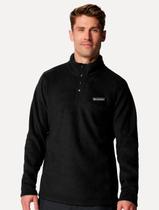 Blusa Columbia Masculina Fleece Steens Mountain Half Snap II Preta Blusa Columbia Masculina Fleece Steens Mountain Half Snap II Preta