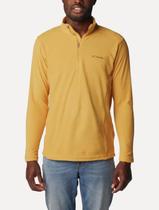 Blusa Columbia Masculina Klamath Range II Half Zip Amarelo Ocre Blusa Columbia Masculina Klamath Range II Half Zip Amarelo Ocre