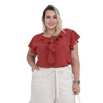 Blusa Com Babado