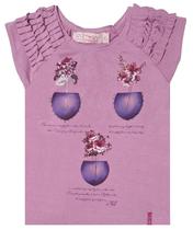 BLUSA COM BABADOS NA MANGA Nª 4 (2 a 3 anos) TRICK NICK BLUSA COM BABADOS NA MANGA Nª 4 (2 a 3 anos) TRICK NICK