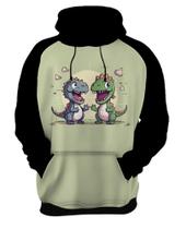Blusa com Capuz Dinossauros Alegres Amigos