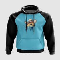 Blusa com Capuz Peixe Cowboy Faroeste