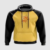 Blusa com Capuz Peixe Rei com Coroa
