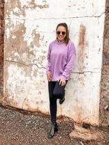 Blusa com capuz ravanello lilas tam: m