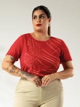 Blusa Com Estampa Sublimática Cativa