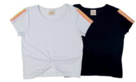 Blusa com fita neon