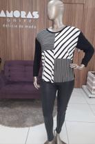 Blusa com listras