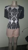 Blusa com manga japonesa - Preta - Tamanho GG