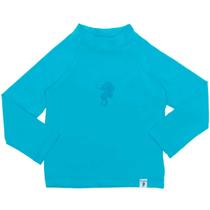 Blusa com Proteção Solar Infantil para Praia FPU 50+ Azul