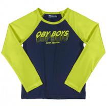 Blusa com Proteção UV Infantil Azul Boys - Quimby