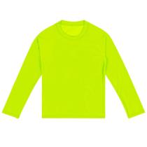 Blusa com Proteção UV50+ Infantil Verde Neon - iSport
