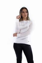 Blusa com Transparência e Pelos Jéssi