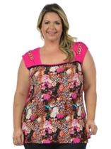 Blusa corrente plus size fenomenal Blusa corrente plus size fenomenal