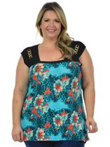 Blusa corrente plus size fenomenal