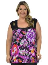 Blusa corrente plus size fenomenal