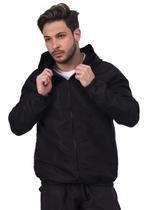 Blusa Corta Vento Casual Basica Amanda Block com Ziper Toca e Punhos