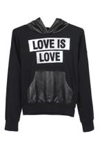 Blusa Cotton Canguru Capuz Preto Perfumaria