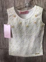 Blusa cotton renda Blusa cotton renda