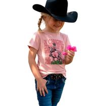 Blusa Country Feminina Infantil Horses Zoe Western