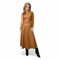 Blusa Couro Stati Uniti Ombro Único Blusa Couro Stati Uniti Ombro Único