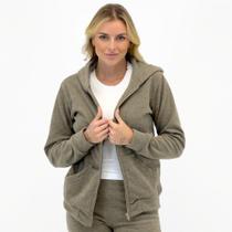 Blusa Cranium Walk em Bouclê com Zíper e Capuz Feminina Blusa Cranium Walk em Bouclê com Zíper e Capuz Feminina