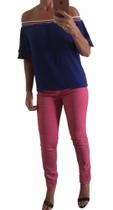 Blusa Crepe Ciganinha Elástico Ombro Vanibele Blusa Crepe Ciganinha Elástico Ombro Vanibele