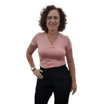 Blusa Crepe Elegante Charmosa Look Trabalho Escritório Linda