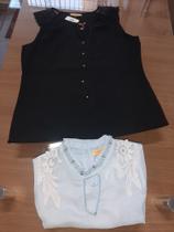 Blusa crepe m,g