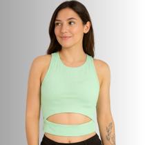 Blusa Croped Feminina Canelada BJOE Blusa Croped Feminina Canelada BJOE