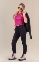 Blusa Croped Juvenil em Malha