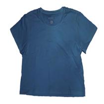 Blusa Cropped Azul Tamanho P Basic+
